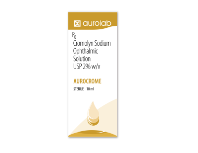 AUROCROME EYE DROPS 2% 10ML.