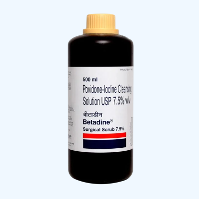 POVIDONE SURGICAL SCRUB 7.5% 500ML 1`S