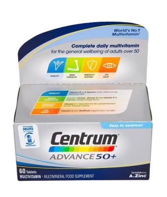 CENTRUM ADVANCE 50 PLUS 60`S