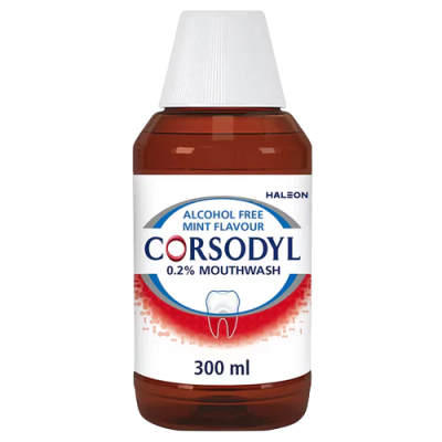 CORSODYL MOUTHWASH ALCOHOL-FREE MINT 300ML