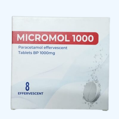 MICROMOL 1000MG TABLETS 8`S