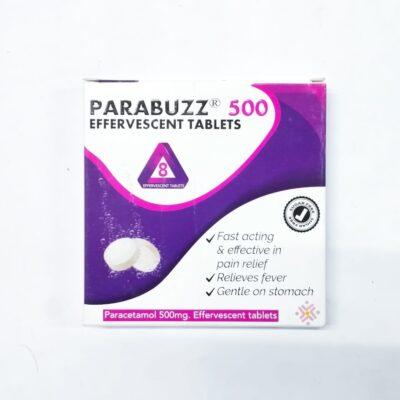 PARABUZZ 500MG TABLETS 8`S