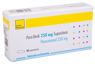 PARACETAMOL DENK 250MG SUPP 10`S