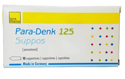 PARACETAMOL DENK 125MG SUPP 10`S