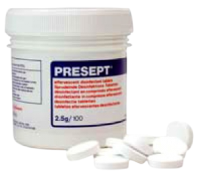 PRESEPT DISINFECTANT TABS 2.5GM 100`S