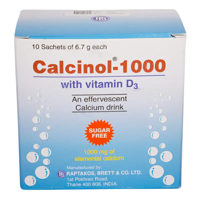 CALCINOL-1000 with D3 10`s.