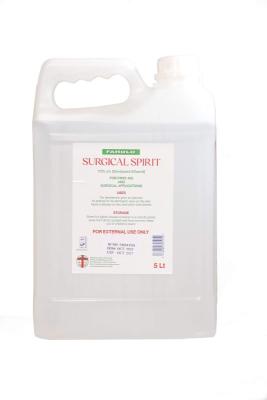 SURGICAL SPIRIT 5LTR - FAHOLO 1 5 LITRE