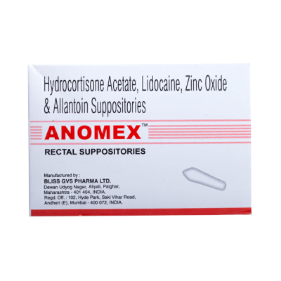 ANOMEX SUPPOSITORIES 5`S.