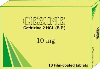CEZINE TABS 10`S 10MG