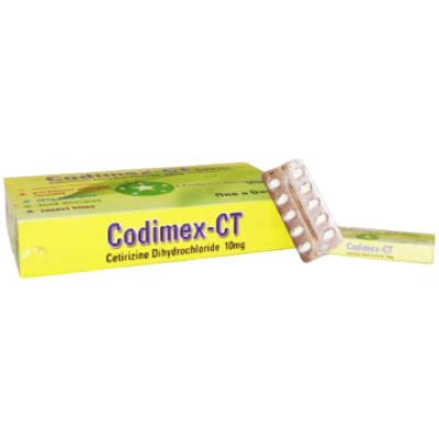 CETRIZINE (CODIMEX CT) TABS 10Mg 10`S