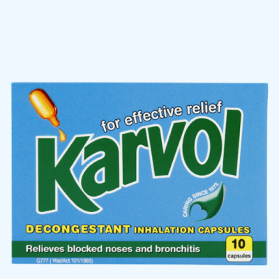 KARVOL INHALATION 10`S