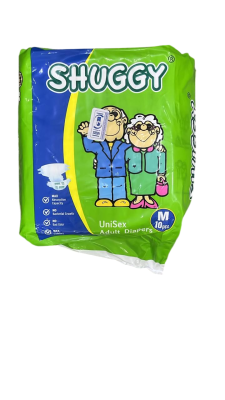 SHUGGY ADULT DIAPER (MEDIUM) 10PIECES