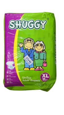 SHUGGY ADULT DIAPER (EXTRA LARGE) 10PIECES