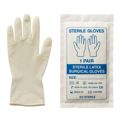 SURGEON GLOVES-STERILE 7.5 2S