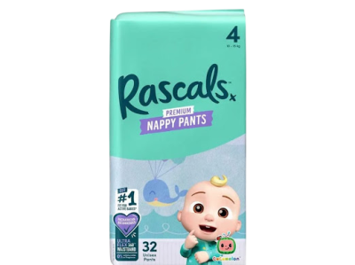RASCALS PREMIUM NAPPY PANTS 10-15 KGs (4) 32s