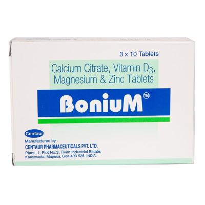 BONIUM TABS 30`S.