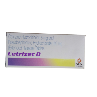 CETRIZET D TABS 5MG 100`S.