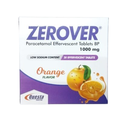 PARACETAMOL (ZEROVER) EFFERV 1000MG TABS 20`S