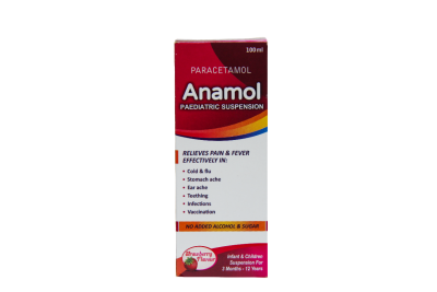 ANAMOL PAED (PARACETAMOL) SUSP 60ML