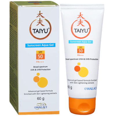 TAIYU SUNSCREEN AQUA GEL SPF50  1`S 60GM