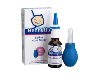 BENNETTS SALINE NOSE SPRAY PLUS ASPIRATOR