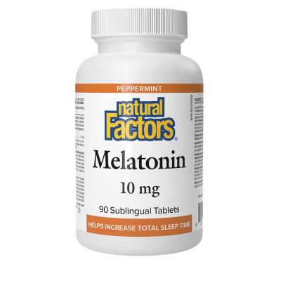 NATURAL FACTORS MELATONIN 10MG 90SUBLINGUAL TABLETS