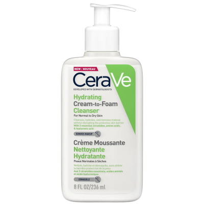 CERAVE HYDRATING CREAM TO FOAMING CLEANSER 236ML