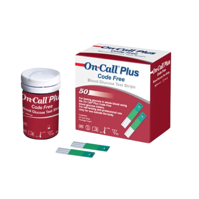 ON CALL PLUS CODE FREE STRIPS 50s