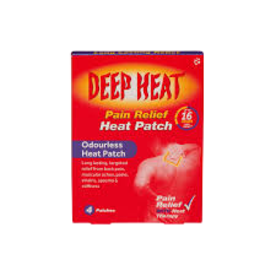 DEEP HEAT PATCHES 2`S (NETT) 4`S -