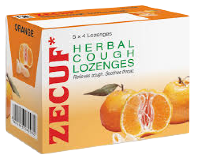 ZECUF LOZENGES(ORANGE) 20`S 20`S -