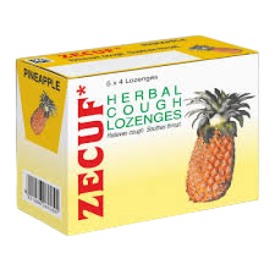 ZECUF LOZENGES(PINEAPPLE) 20`S