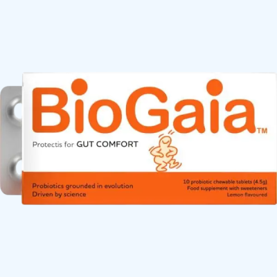 BIOGAIA PROTECTIS TABS GUT COMFORT 10`S--LEMON- 10`S -