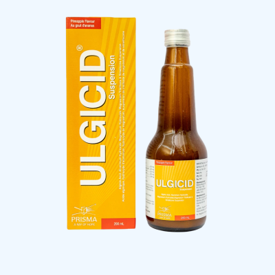 ULGICID SUSP PINEAPPLE FLAVOUR 200ML