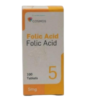 FOLIC ACID TAB 5MG 100`S-COSMOS