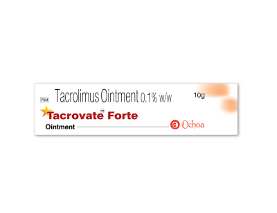 TACROVATE FORTE OINTMENT 0.1% 10GMS.