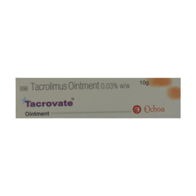 TACROVATE OINTMENT 0.03% W/W 10GM