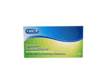 GLYCERINE SUPP.-CHILDREN  (2G) 12`S