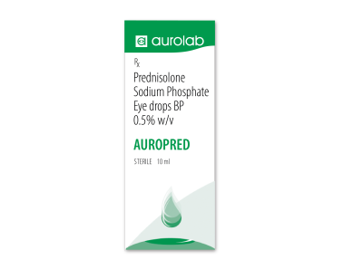AUROPRED EYE DROPS 0.5%  10ML