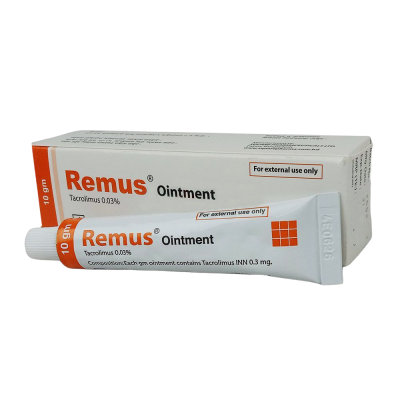 TACROLIMUS (REMUS) OINTMENT 10GM 0.03%