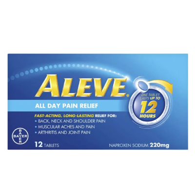 ALEVE TABLETS 220mg 12S