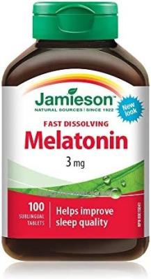 MELATONIN (JAMIESON)3MG FAST DISSOLVING TABS 100`S