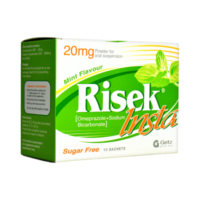 RISEK 20MG SATCHETS 10`S