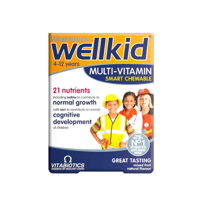 WELLKID CHEWABLE (4-12YRS) TABS 30`S--