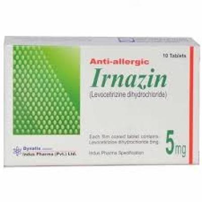 IRNAZIN 5MG TABS 10`S- LEVOCETRIZINE
