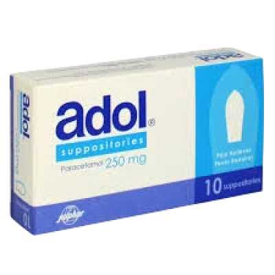 ADOL 250MG SUPP. 10`S