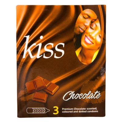 KISS CHOCOLATE CONDOMS 3s