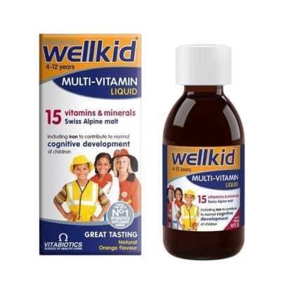 WELLKID  LIQUID 150ML-4-12 YEARS---