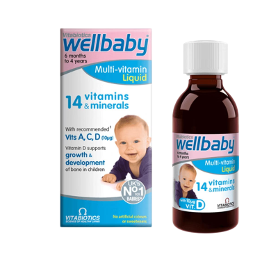 WELLBABY LIQUID 150ML -0-4 YEARS-