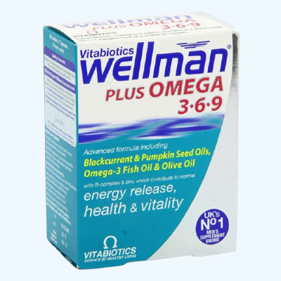 WELLMAN PLUS OMEGA 3,6,9 CAPS 56`S