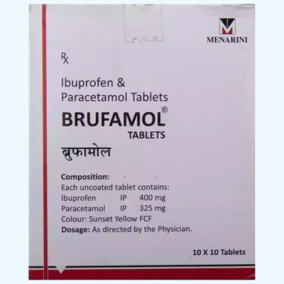 BRUFAMOL TABS 10`S (BRUFEN and PARACETAMOL) 10`S -